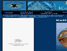 Tablet Screenshot of kelticdesigns.com